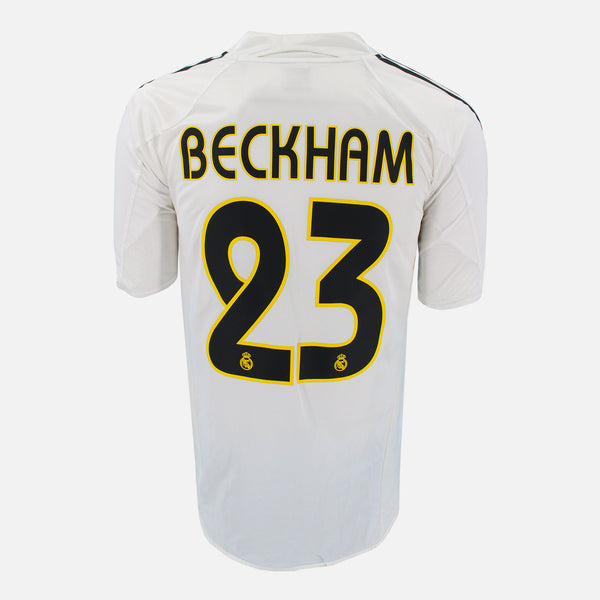 2004-05 Real Madrid Home Shirt Beckham 23 [Excellent] L