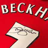 David Beckham Signed Manchester United Shirt 2002-04 Home [7]