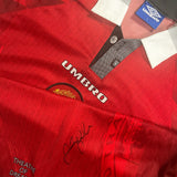 David Beckham Signed Manchester United Shirt 1996-98 Home [Front]