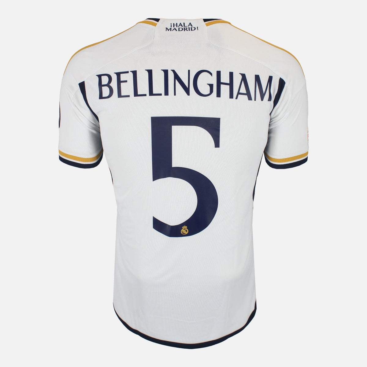 2024 Real Madrid Home Shirt Bellingham 5 CL Final [New] — Authentic Real Madrid home football shirt from the 2023-24 season | The Vault