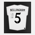 Framed Jude Bellingham Signed Shirt, Real Madrid Home [Lite]