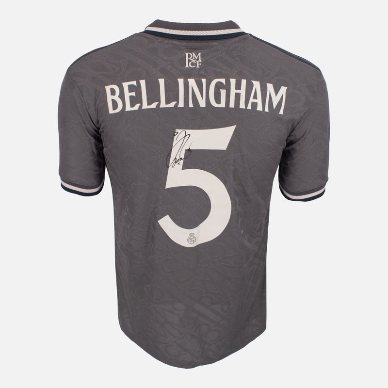 Framed Jude Bellingham Signed Real Madrid Shirt 2024-25 Third away [Classic]