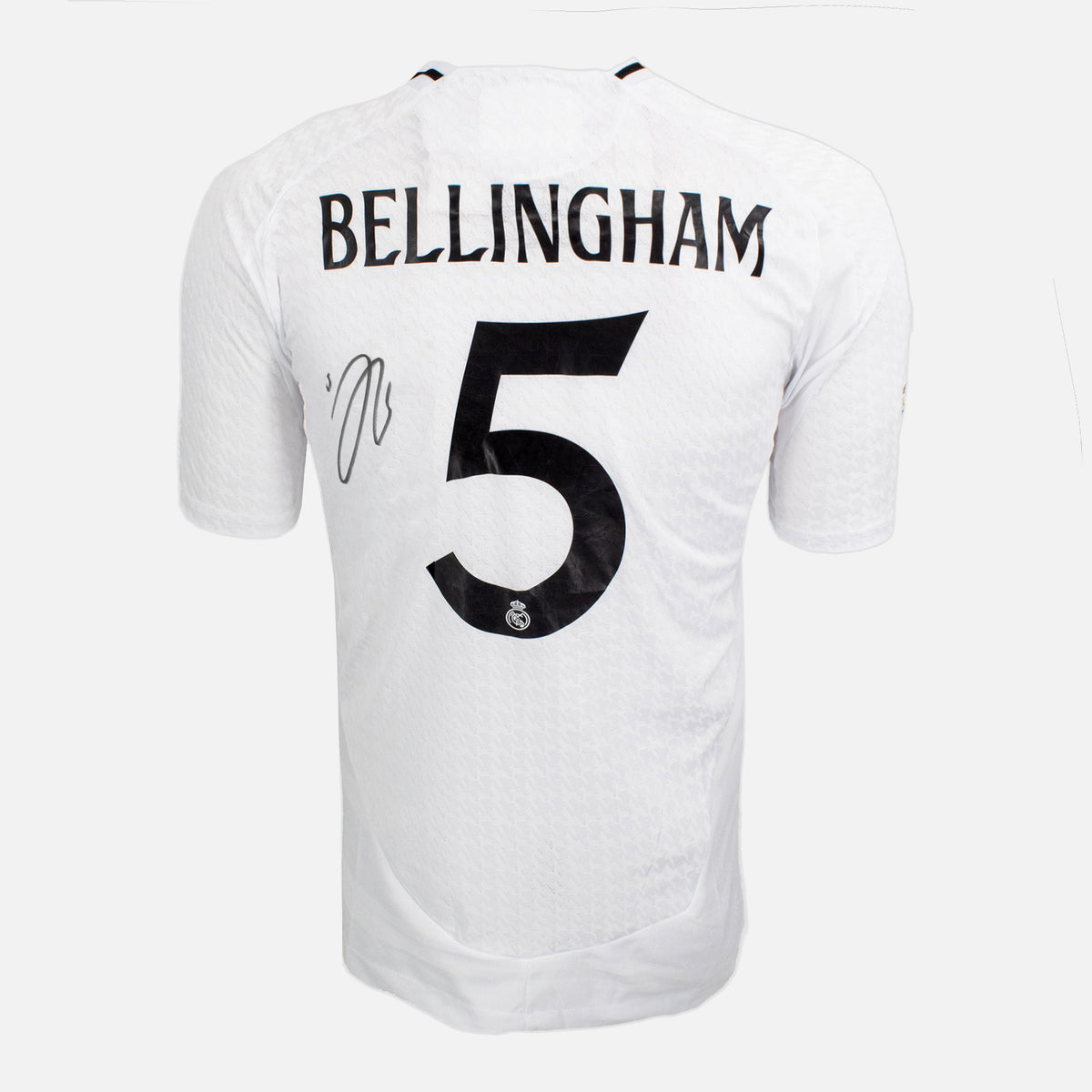 Jude Bellingham Signed Real Madrid Shirt 2024-25 Home [5] — Real Madrid signed shirt from the 2024 to 2025 season | The Vault