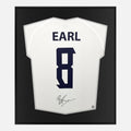 Framed Ben Earl Signed England Rugby Shirt [Lite]