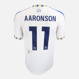 Framed Aaronson Signed Leeds United Shirt [Lite]