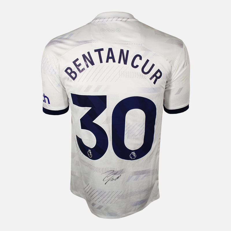 Framed Bentancur Signed Shirt, Tottenham Hotspur Home [Mini]