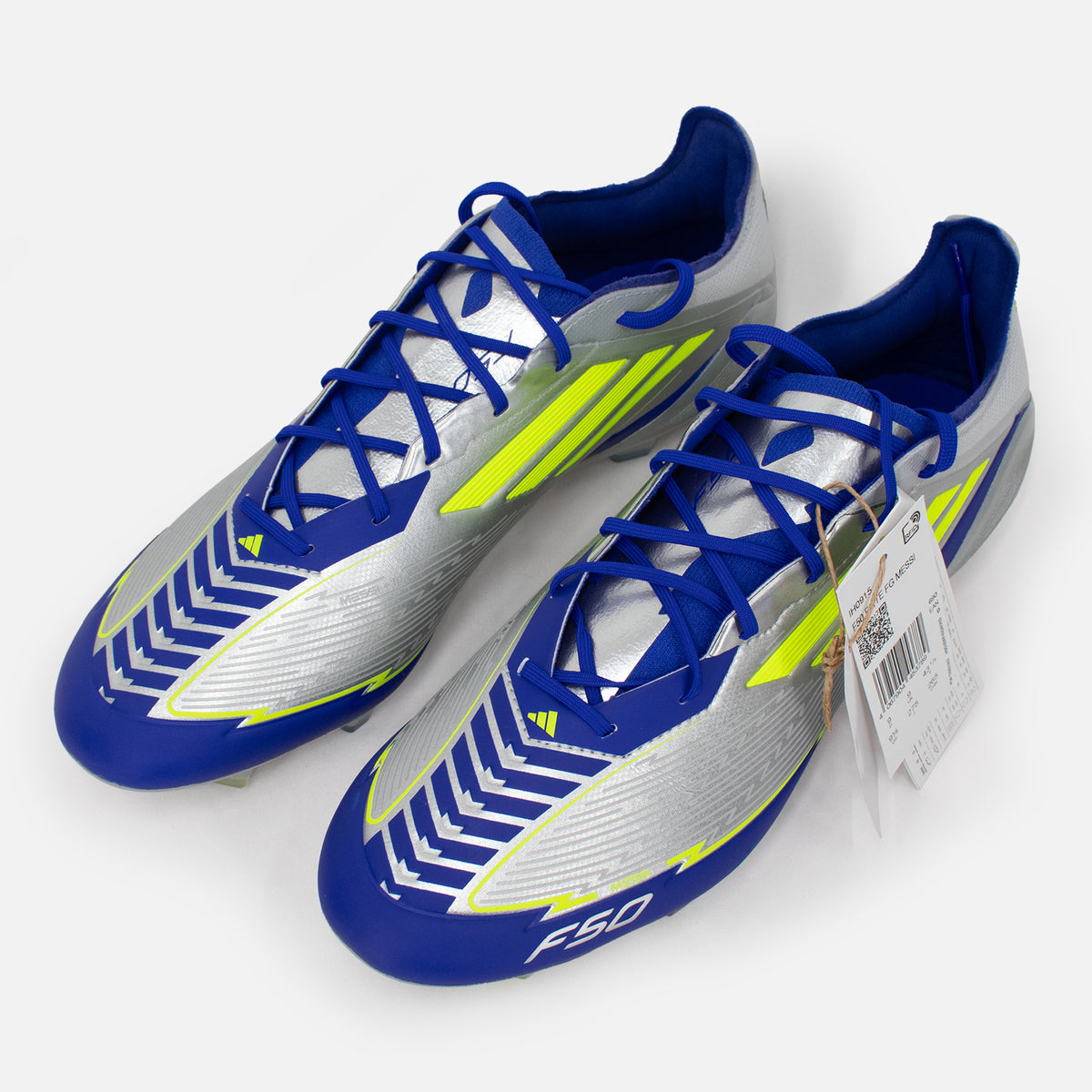 Adidas F50 Elite Messi Boots Silver FG [New] UK 10 — Built to wear or collect | The Vault