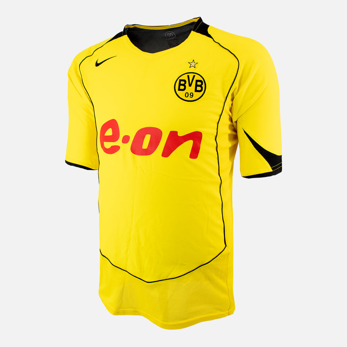 2004-05 Borussia Dortmund Home Shirt [Perfect] S — Verified official Borussia Dortmund shirt, condition graded | The Vault