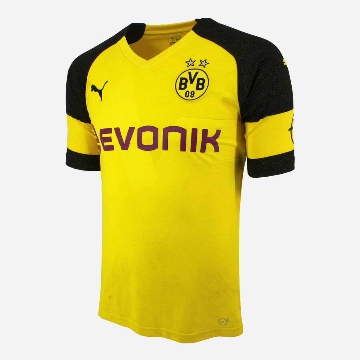 2018-19 Borussia Dortmund Home Shirt [Excellent] M — Verified official Borussia Dortmund shirt, condition graded | The Vault