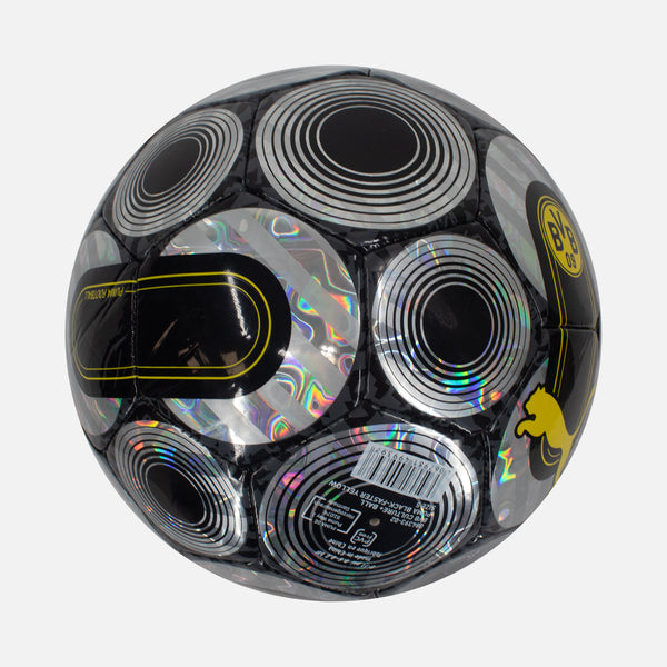 Puma Football Borussia Dortmund Ball, Black/Silver [New]