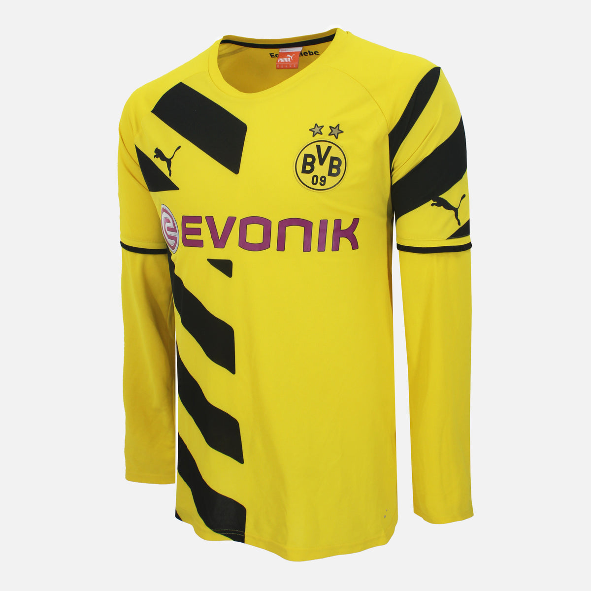 2014-15 Borussia Dortmund Home Shirt long sleeve [Perfect] XL — Original Borussia Dortmund home football shirt from the 2014-15 season | The Vault