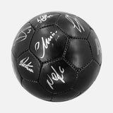 Squad Signed Bournemouth Ball Shadow Football Black [16 Autographs]