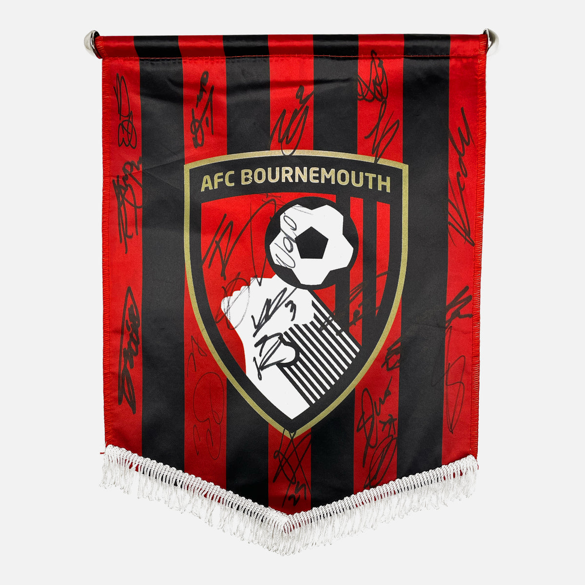 Squad Signed AFC Bournemouth Pennant — Ready to hang in your man cave, home bar or office | The Vault