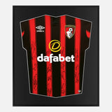 Framed Bournemouth Signed Shirt 2023-24 Home [Mini]