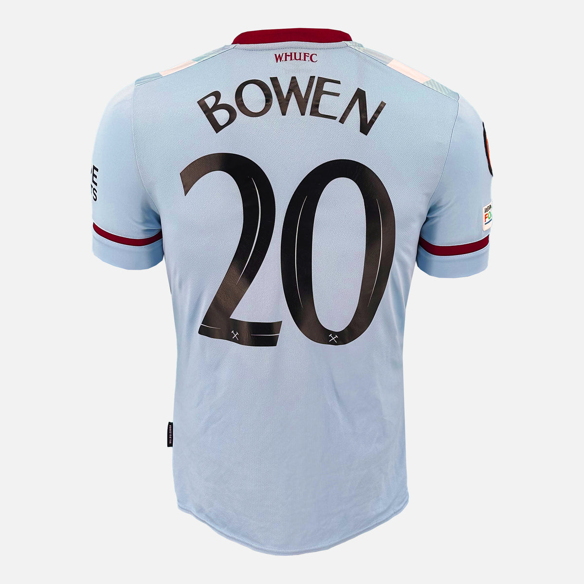 2021-22 West Ham Away Shirt Bowen 20 Europa League [Excellent] S — Original West Ham United away football shirt from the 2021-22 season | The Vault