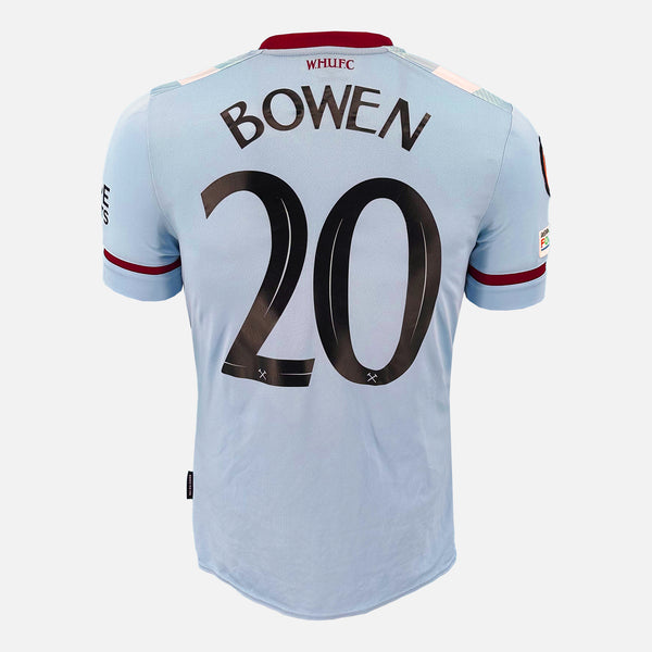 2021-22 West Ham Away Shirt Bowen 20 Europa League [Excellent] S
