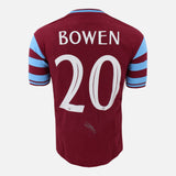 Framed Jarrod Bowen Signed Shirt, Retro West Ham Home [Mini]