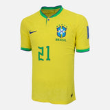 Rodrygo Signed Brazil Shirt 2022 World Cup [21]