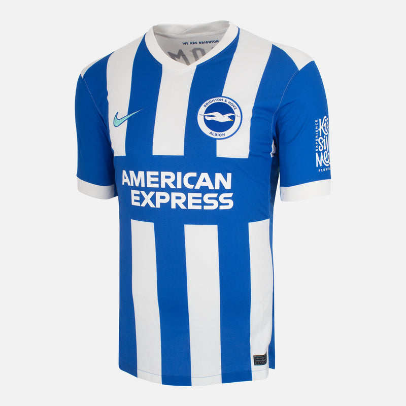 Kaoru Mitoma Signed Brighton & Hove Albion Shirt Home 2025-26 [22]