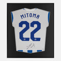 Framed Mitoma Signed Shirt, Brighton & Hove Albion [Lite]