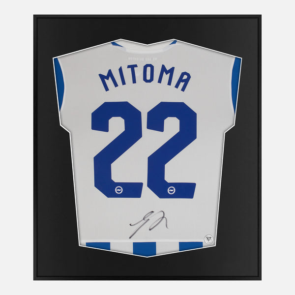 Framed Mitoma Signed Shirt, Brighton & Hove Albion [Lite]