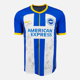 Squad Signed Brighton & Hove Albion Shirt 2022-23 Home [15 Autographs]