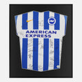 Framed Brighton Signed Shirt, Squad Signatures [Lite]