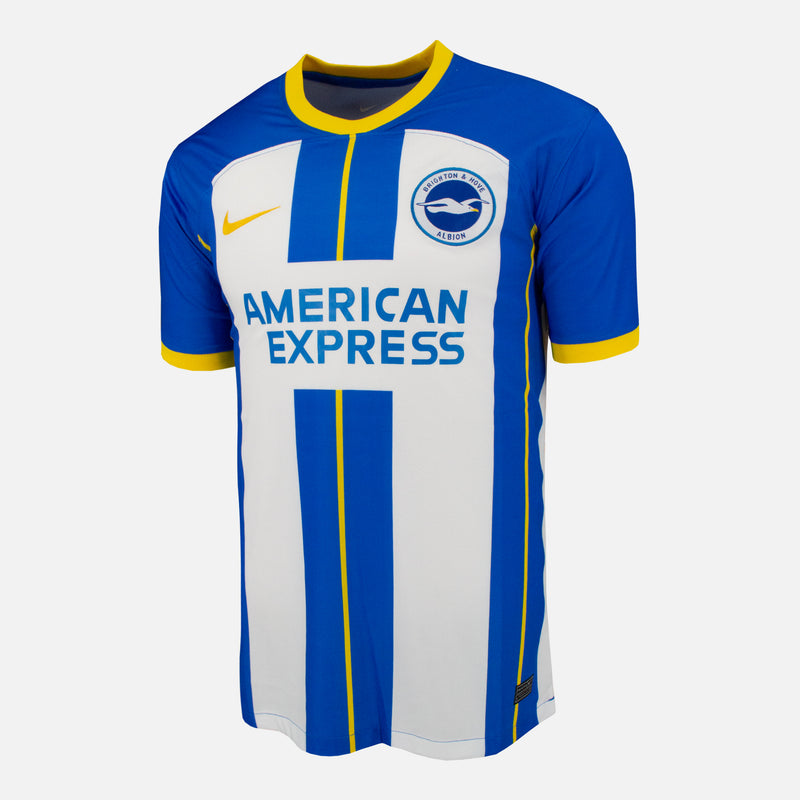 Solly March Signed Brighton & Hove Albion Shirt Home 2022-23 [22]