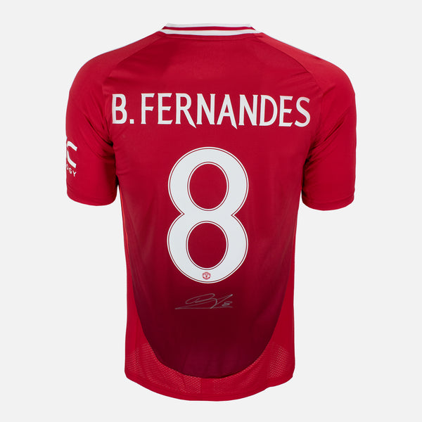 Bruno Fernandes Signed Shirt, Manchester United Home [8]