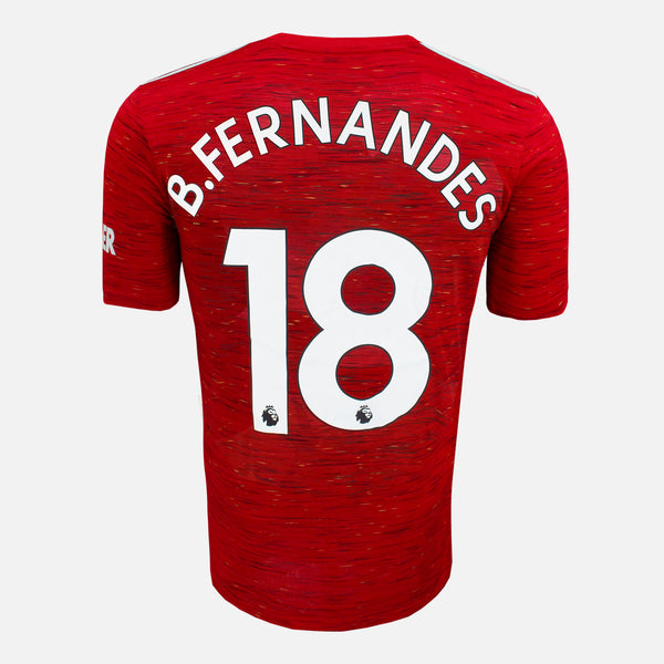 2020-21 Manchester United Home Shirt B.Fernandes 18 [Perfect] XL