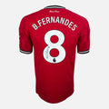 Bruno Fernandes Signed Manchester United Shirt 2025-26 Home [8]