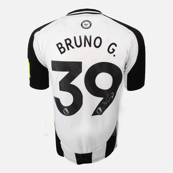 Bruno Guimaraes Signed Newcastle United Shirt 2024-25 Home [39]