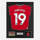 Framed Bryan Mbeumo Signed Manchester United Shirt Home 2025-26 [Classic]