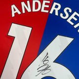 Joachim Andersen Signed Crystal Palace Shirt 2023-24 Home [16]