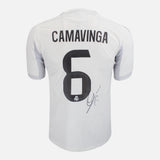 Eduardo Camavinga Signed Real Madrid Shirt 2025-26 Authentic Home [6]