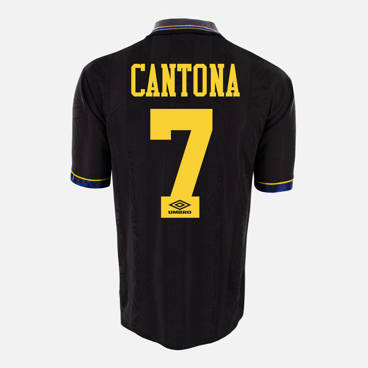 1993-95 Manchester United Away Shirt Cantona 7 [Good] S — Original Manchester United away football shirt from the 1993-95 season | The Vault