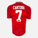 1994-96 Manchester United Home Shirt Cantona 7 [Good]
