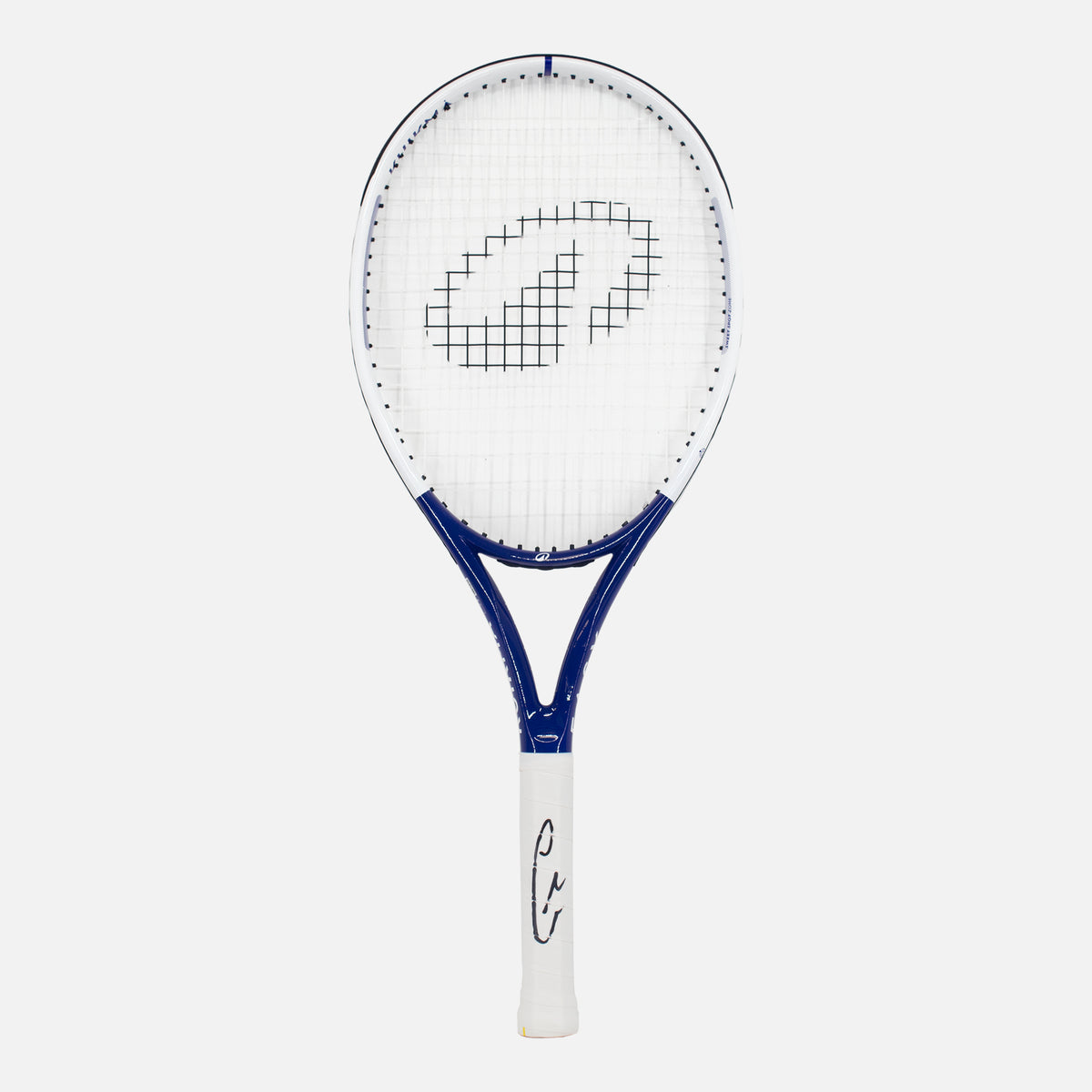 Carlos Alcaraz Signed Tennis Racket Blue/White — Protect and present your signed racket | The Vault