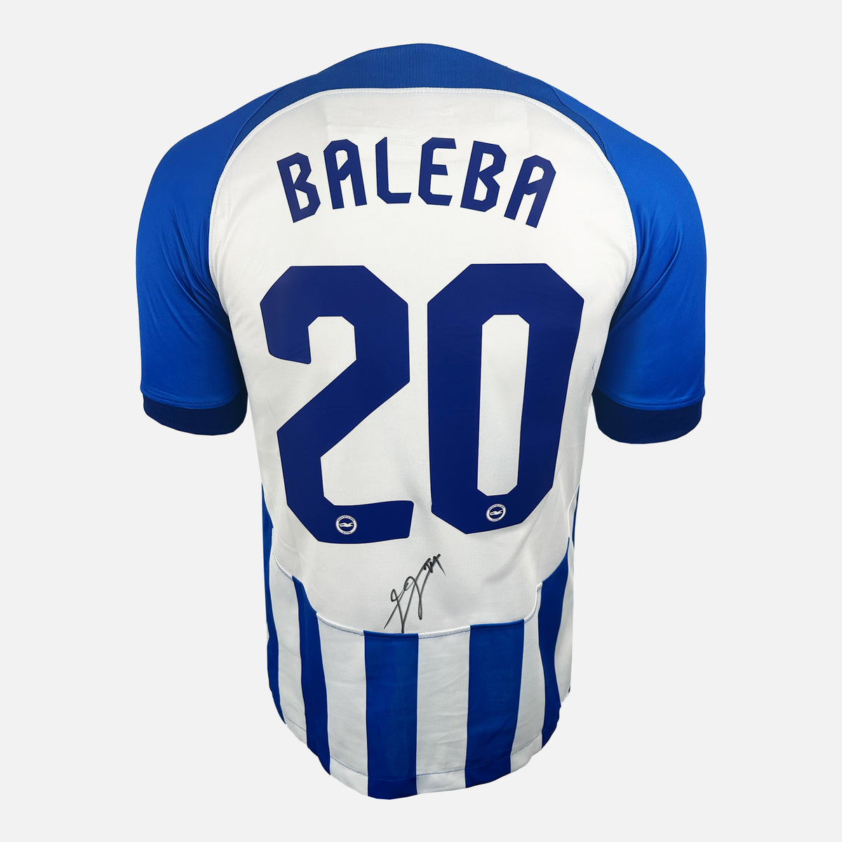 Carlos Baleba Signed Brighton & Hove Albion Shirt Home 2023-24 [20] — Brighton & Hove Albion signed shirt from the 2023 to 2024 season | The Vault
