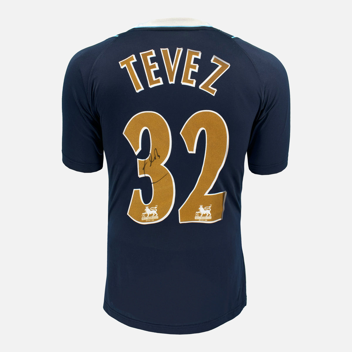 Carlos Tevez Signed West Ham United Shirt Away 2006-07 [32] — West Ham United signed shirt from the 2006 to 2007 season | The Vault