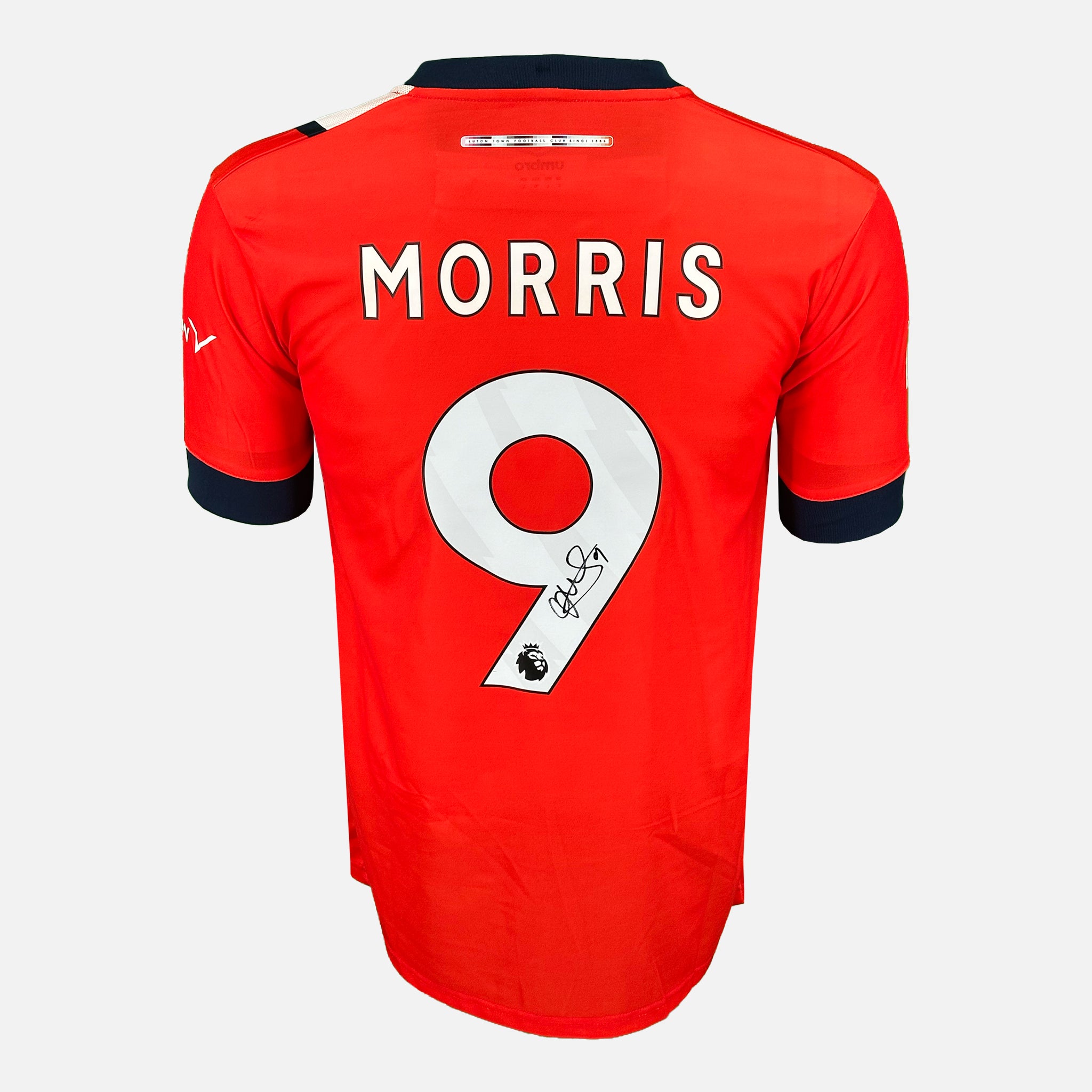 Carlton Morris Signed Luton Town Shirt 2023-24 Home [9] – The Vault