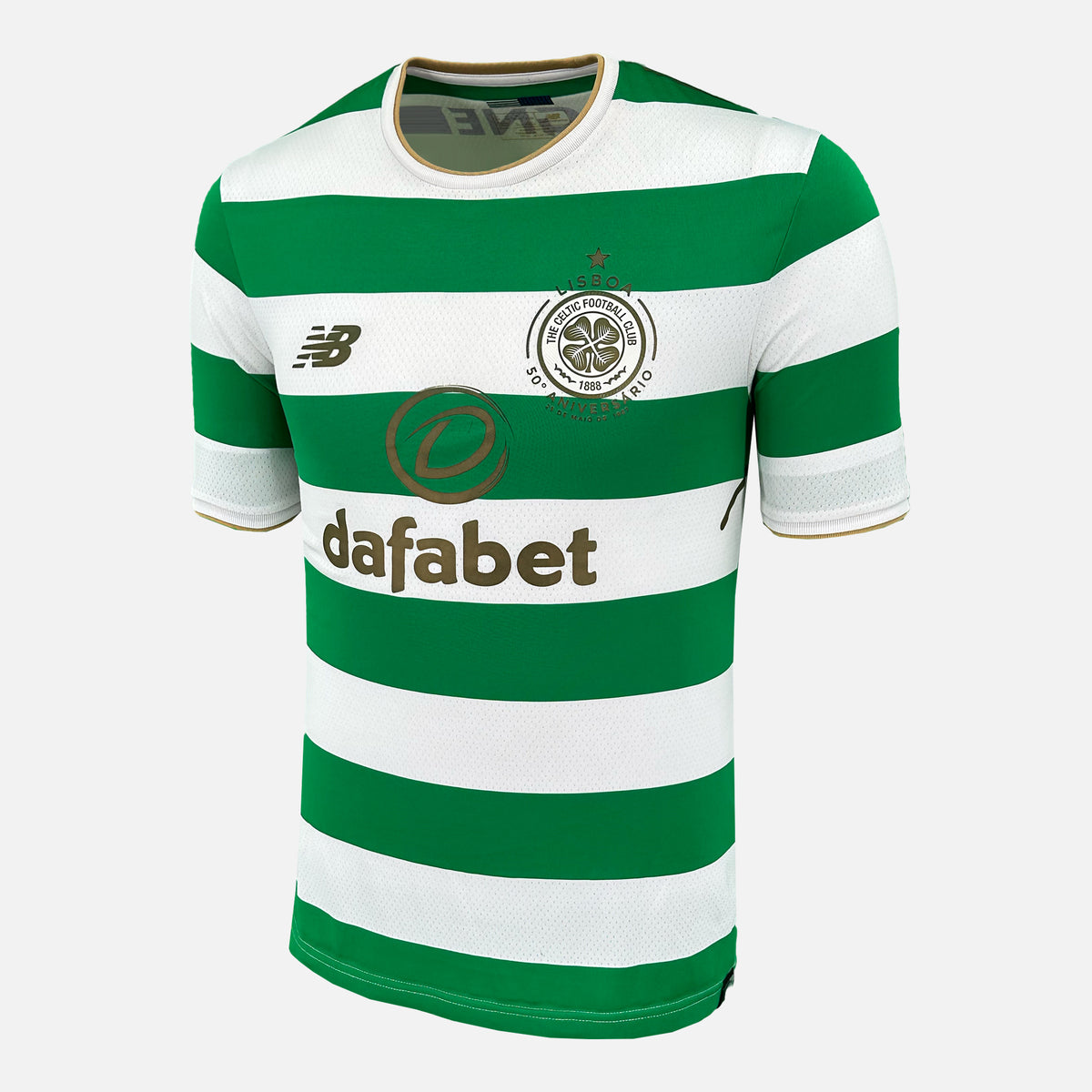 2017-18 Celtic Home Shirt 50th Anniversary Edition [Excellent] M — Verified official Celtic shirt, condition graded | The Vault
