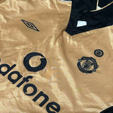 2001-02 Manchester United Away Shirt Centenary Reversible [Excellent] M