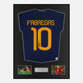 Framed Cesc Fabregas Signed Spain Shirt 2010 World Cup [Classic]