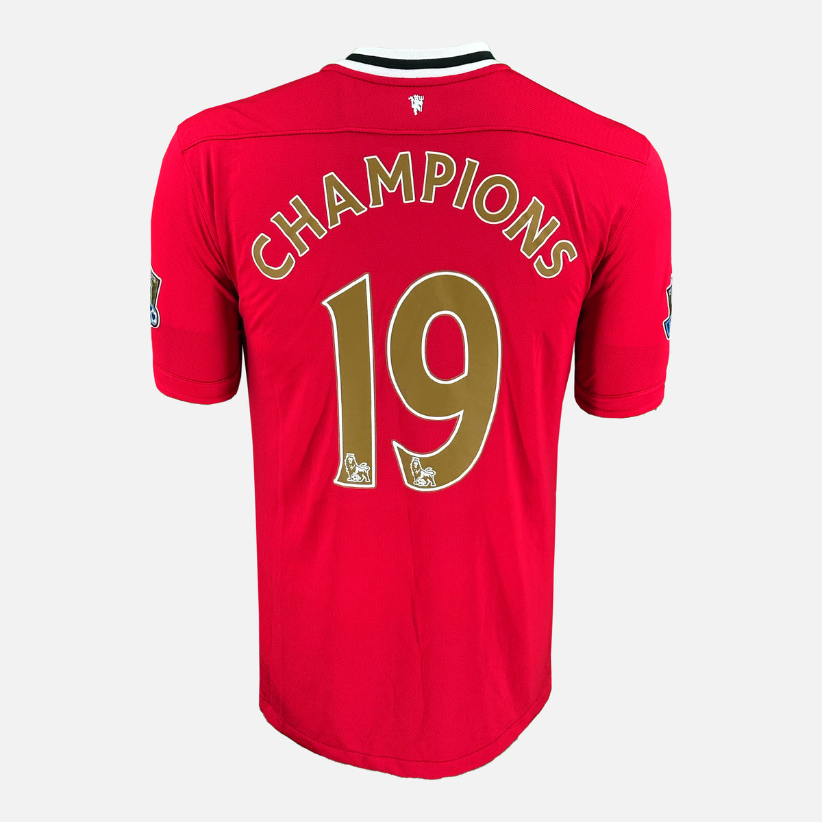 2011-12 Manchester United Home Shirt Champions 19 [Perfect] XL — Verified official Manchester United shirt, condition graded | The Vault