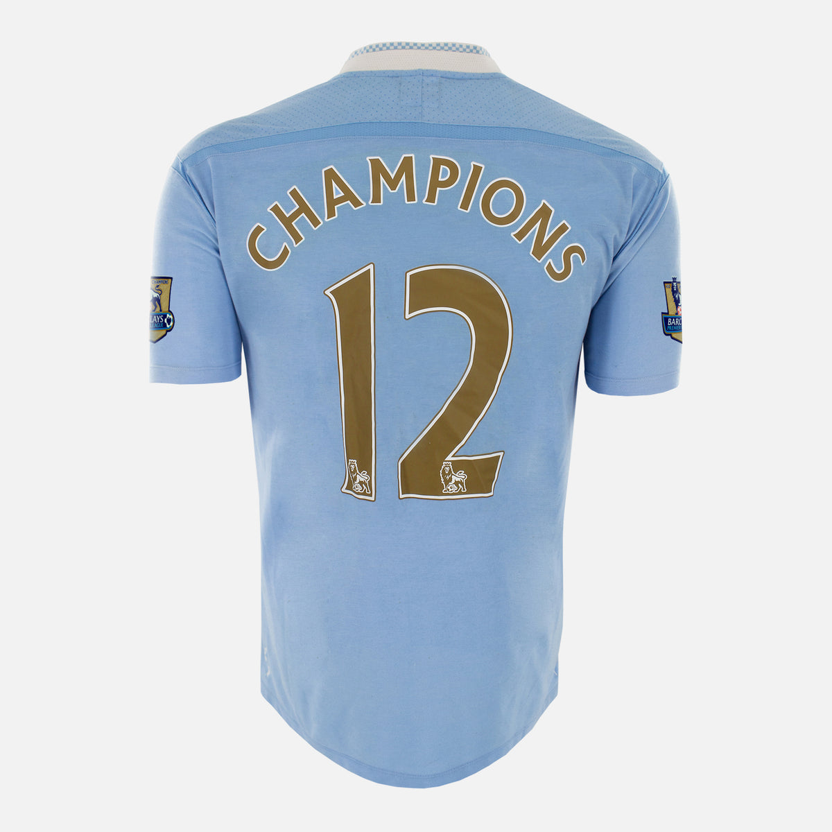 2011-12 Manchester City Home Shirt Champions 12 Edition [Perfect] XXL — Verified official Manchester City shirt, condition graded | The Vault