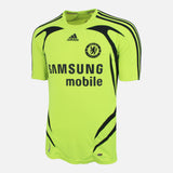 2007-08 Chelsea Away Shirt Neon Yellow [Excellent] S