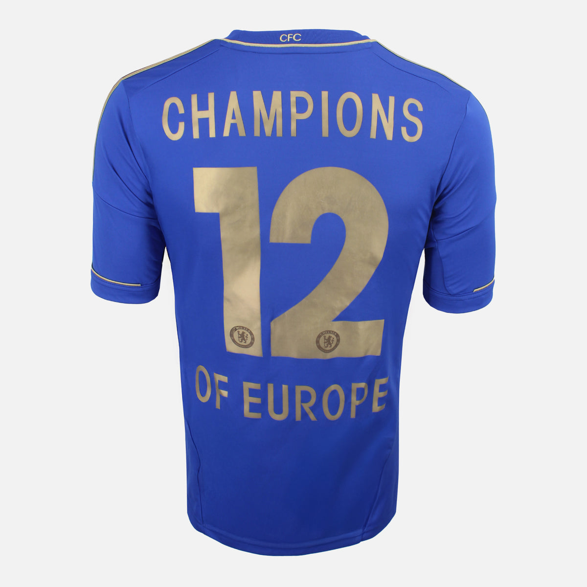 2012-13 Chelsea Home Shirt 1 Star 'Champions of Europe' [Perfect] M — Looking after your Chelsea Home jersey | The Vault