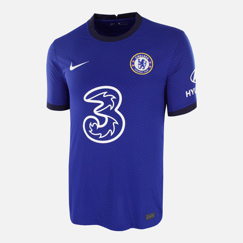 Thiago Silva Signed Chelsea Shirt 2020-21 Home CL Winners [6]