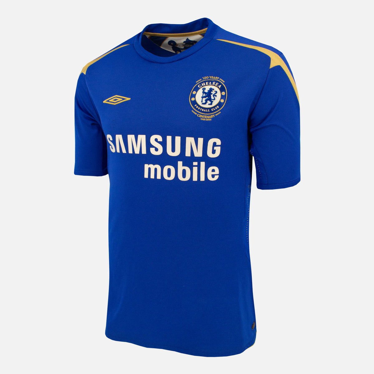 2005-06 Chelsea Home Shirt 100 Year Centenary [Perfect] XL — Verified official Chelsea shirt, condition graded | The Vault